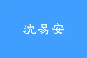 沈易安