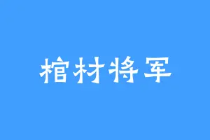 棺材将军