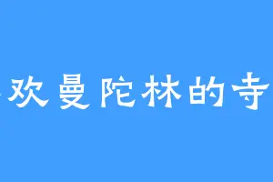 喜欢曼陀林的寺岛