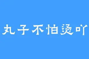 丸子不怕烫吖