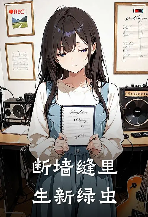 断墙缝里生新绿虫