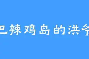 巴辣鸡岛的洪爷