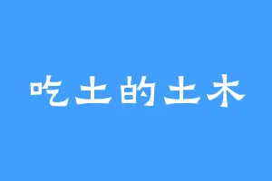 吃土的土木